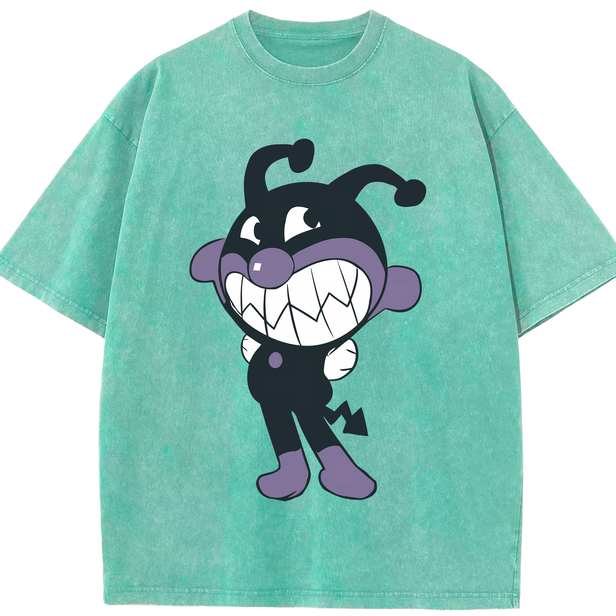 （画像用） アンパンマン Anpanman 綿100% ヴィンテージ風 半袖Tシャツ（フロントプリント）